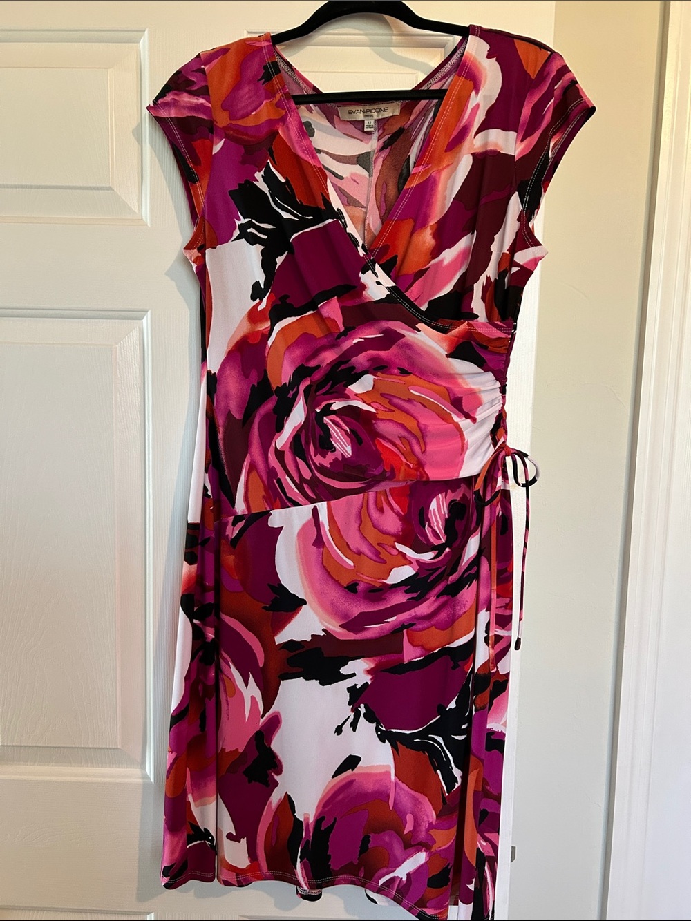 Evan Picone Multi-Pink Floral Dress